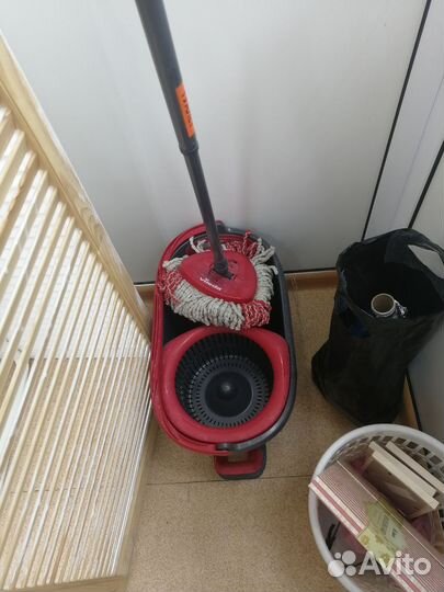 Швабра с ведром vileda turbo. оригинал