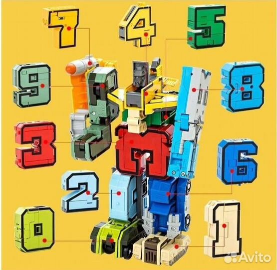 Набор цифр трансформеры