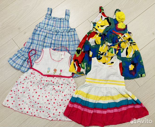 Платья летние для девочки 86 92