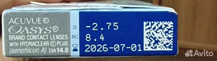 Линзы контактные acuvue oasys двухнедельные