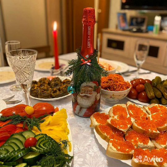 Украшения для новогоднего стола