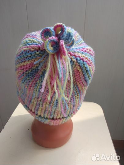 Шапка женская ручной работы зимняя