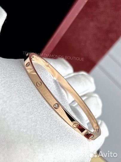 Браслет Cartier Love, розовое золото 750