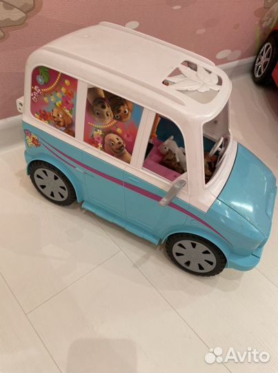 Игрушка автобус барби с щенками
