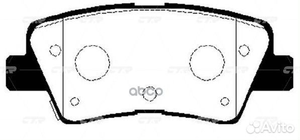 Колодки тормозные Kia Soul 1.6i/CRDi 09, Hyunda