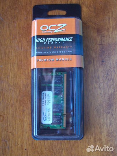 Оперативная память OCZ ddr2 ноутбук 1gb