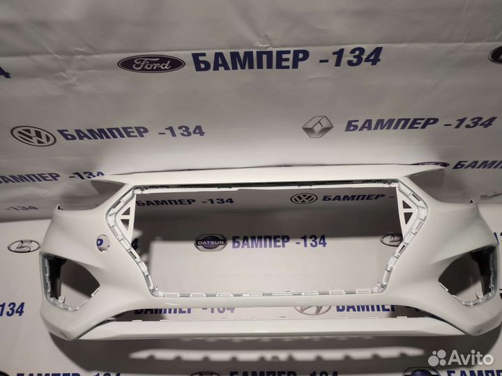 Бампер hyundai solaris 2 в цвет кузова