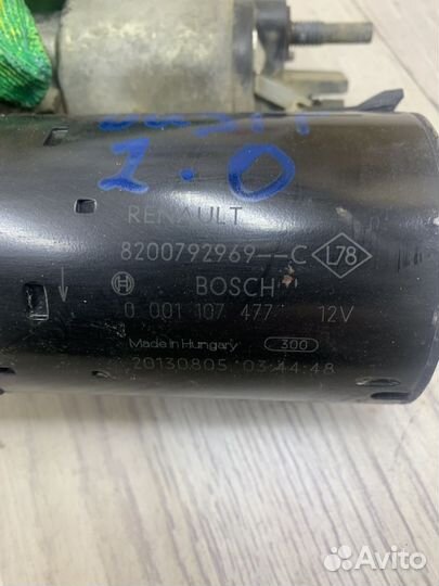 Стартер Renault duster