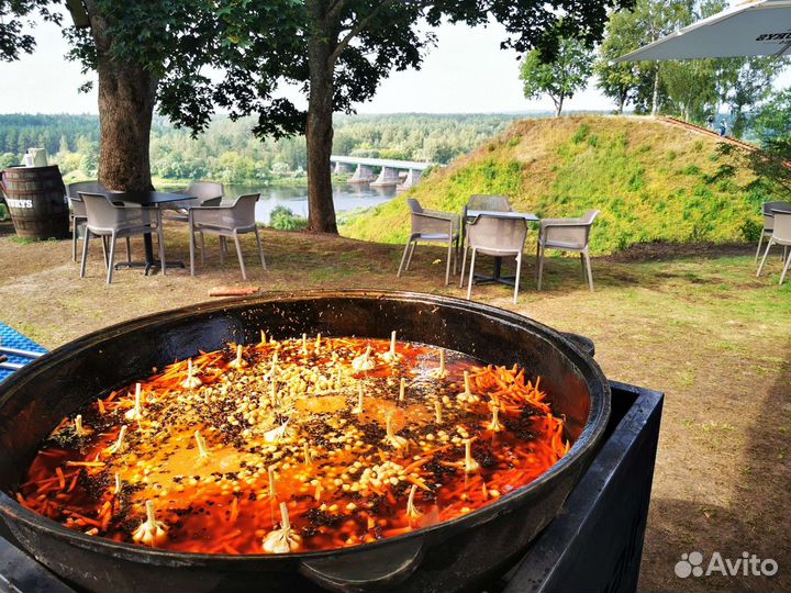 Аренда посуды для банкета, фуршета туризма