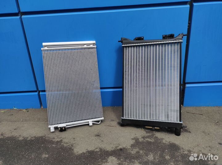 Радиатор основной и кондиционера Kia Optima
