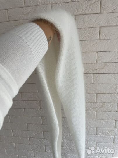 Бактус платок из пуха норки ручная работа