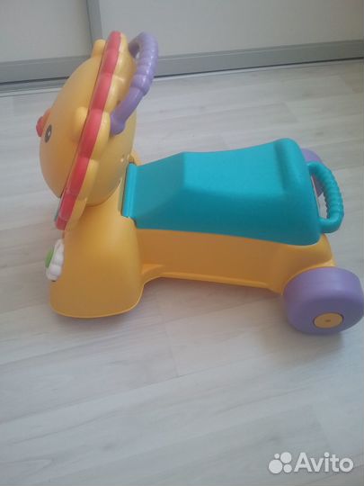 Машинка-ходунки-толокар лев Fisher Price