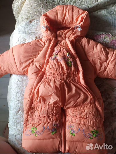 Зимний комбинезон для девочки