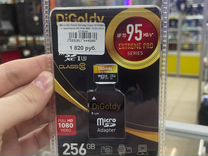 Флешка MicroSD 256gb DiGoldy 95mb/s
