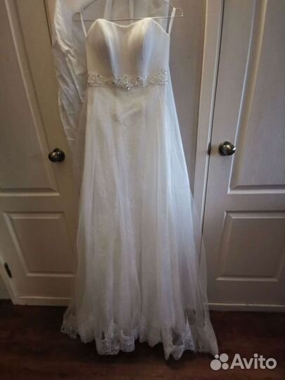 Свадебное платье рыбка 44