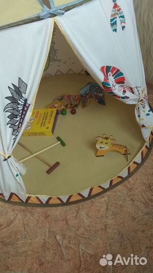 Детская игровая палатка отличное состояние