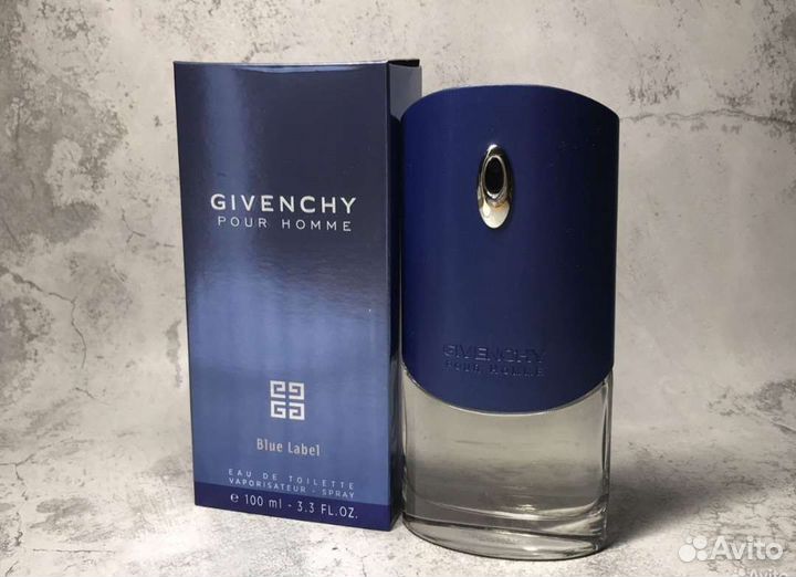 Givenchy pour homme blue label духи парфюм 100ml