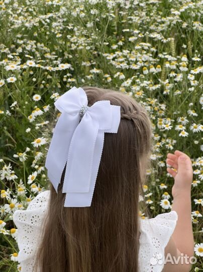 Бант на заколке или резинке