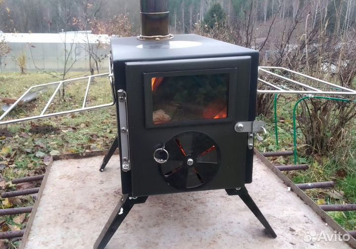 Печка в зимнюю палатку