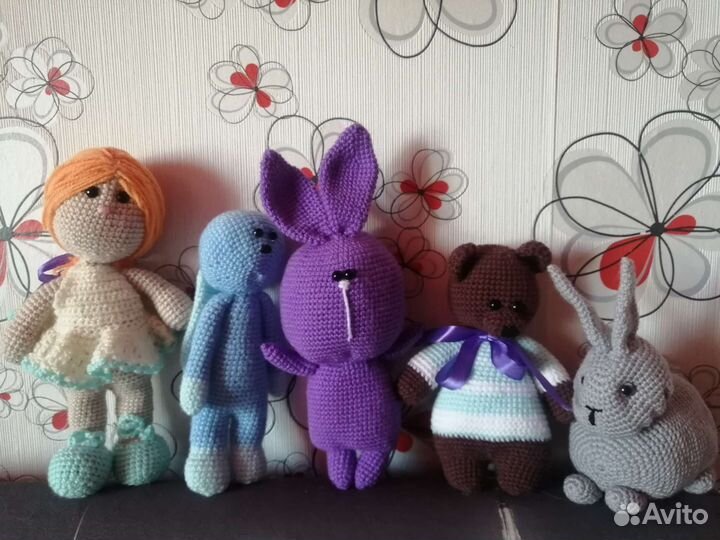 Мягкая игрушка заяц