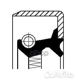 Сальник моста RR ford transit 00- 19036492B