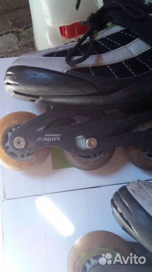 Роликовые коньки детские раздвижные Hudora Funline