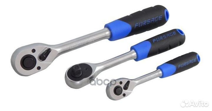 Трещотка 1/2 inch, 260 мм, 72 зуба, реверсивная