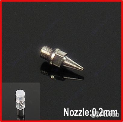 Сопла для аэрографа 0.2, 0.3, 0.5 мм