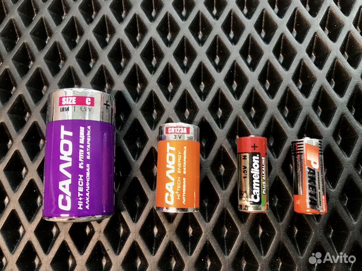 Батарейки новые LR14 CR123А LR1