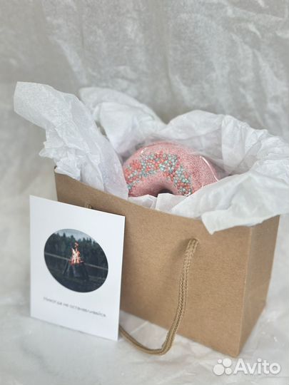 Подарочный бокс (бомбочка для ванны)