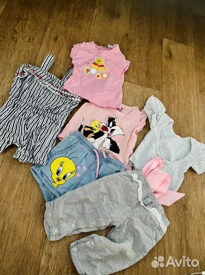 Вещи пакетом на девочку