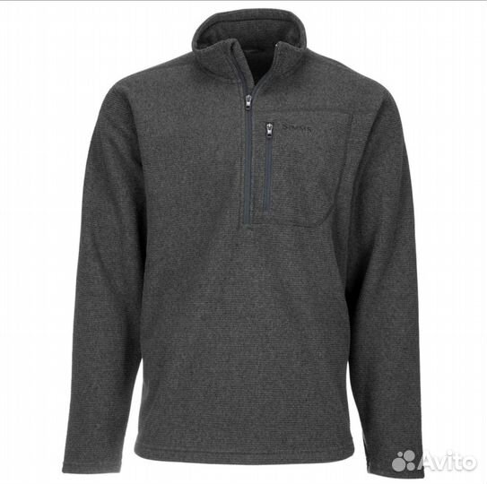 Simms Rivershed Sweater Quarter Zip, S,M, L
