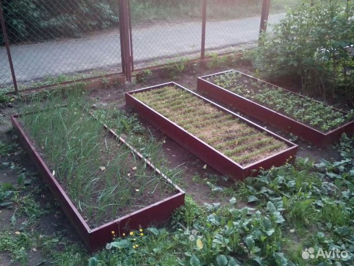 Металлическая грядка