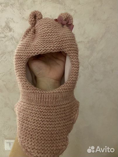 Шапочки шерстяные для девочки и мальчика