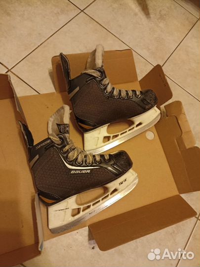 Коньки хоккейные Bauer supreme pro детские