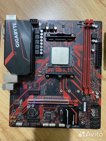 Материнская плата b450m