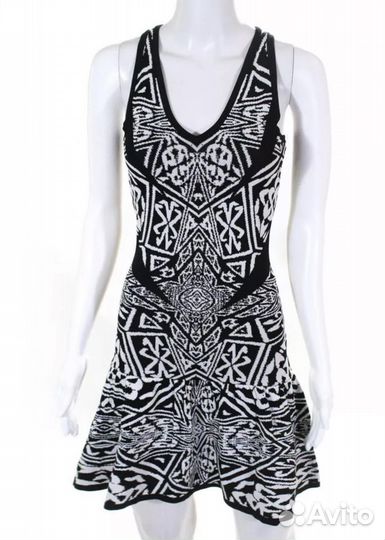 Подиумное бандажное платье Nicole Miller XS/S