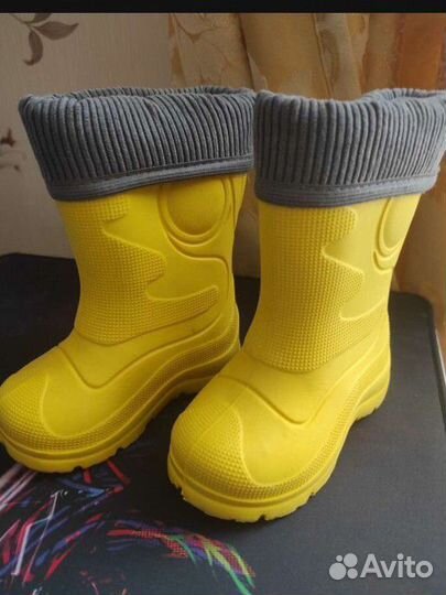 Детские резиновые сапоги