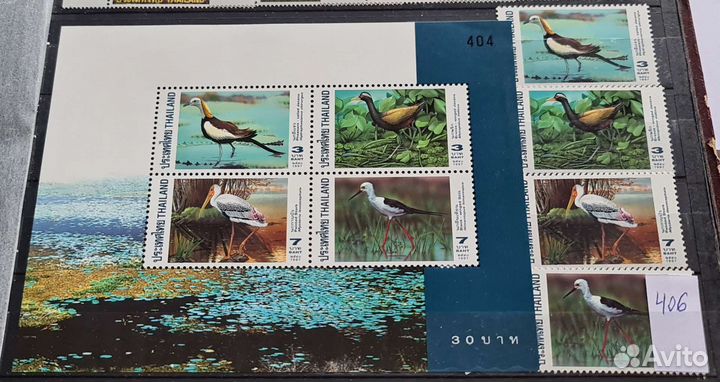 Марки, в основном **. фауна. Полные серии