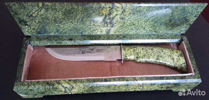 Подарочный набор нож змеевик