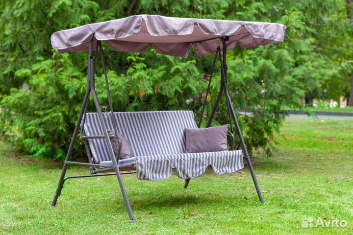 Качели садовые двухместные 