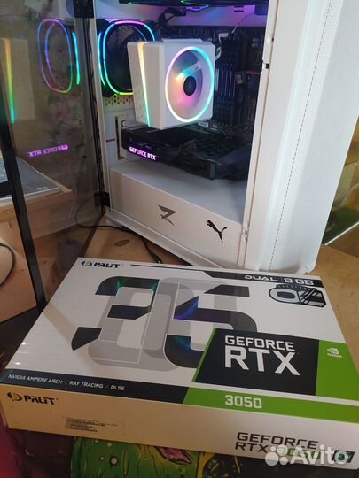 Видеокарта Palit GeForce RTX 3050 Dual