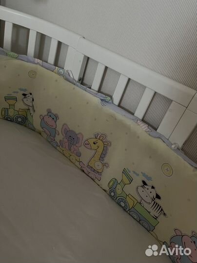 Кроватка-трансформер Ellipsebed (белый)