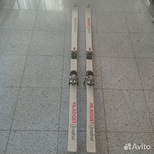 Горные лыжи mladost comfort 190, ботинки rossignol