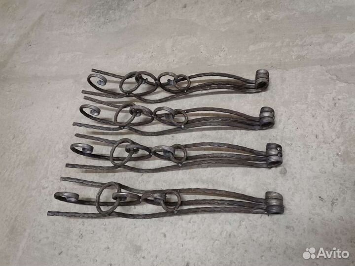 Кованные элементы корзинки