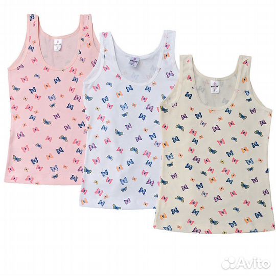 Майка для девочки, размеры с 98 по 140