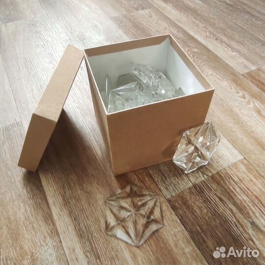 Хрустальная подвеска для люстры СССР