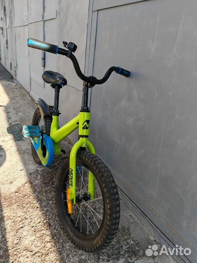 Велосипед novatrack 16, есть задние колесики новые