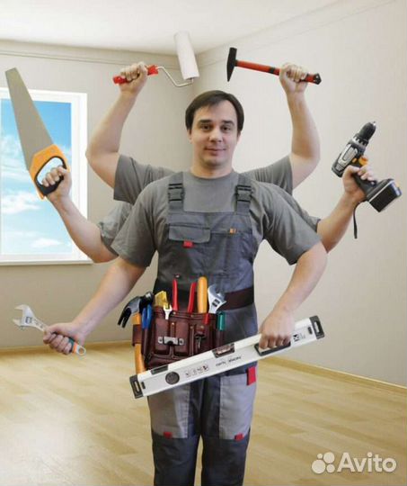 Муж на час,Сборка мебели, кронштейн тв, врезка