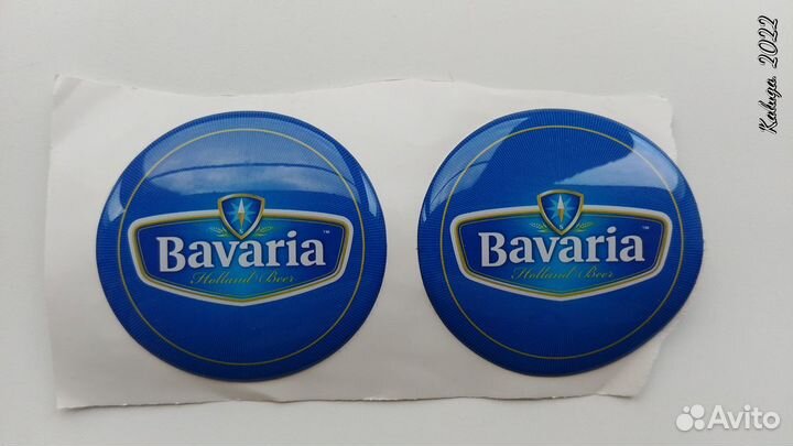 Наклейки самоклеящиеся круглые Bavaria Holland Bee